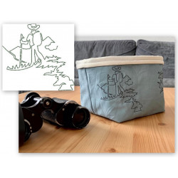 Stickserie - Hiking Wandern Line Art 5